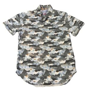 ROBERT GRAHAM MERIDIAN CLASSIC FIT‎ SHORT SLEEVE SHIRT MENS XS